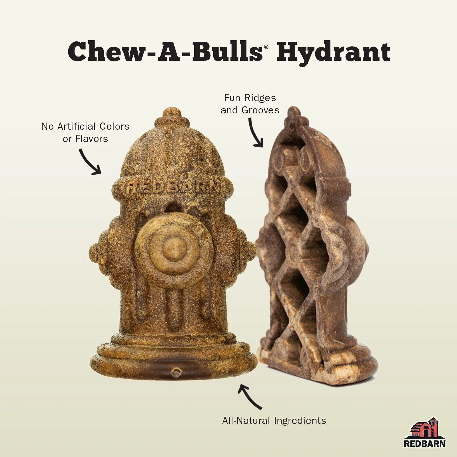 Chew-A-Bulls Hydrant Dog Chews - Large