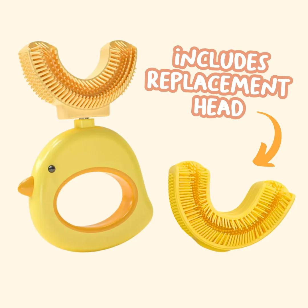 Chick U-Shaped Sensory Toothbrush with Replacement Head