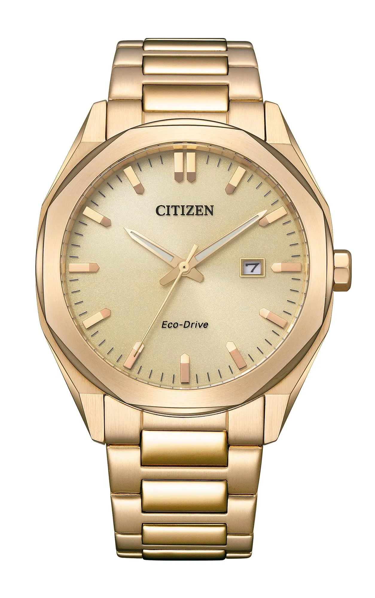 Citizen Analog Gold Dial Men's Watch-BM7603-82P