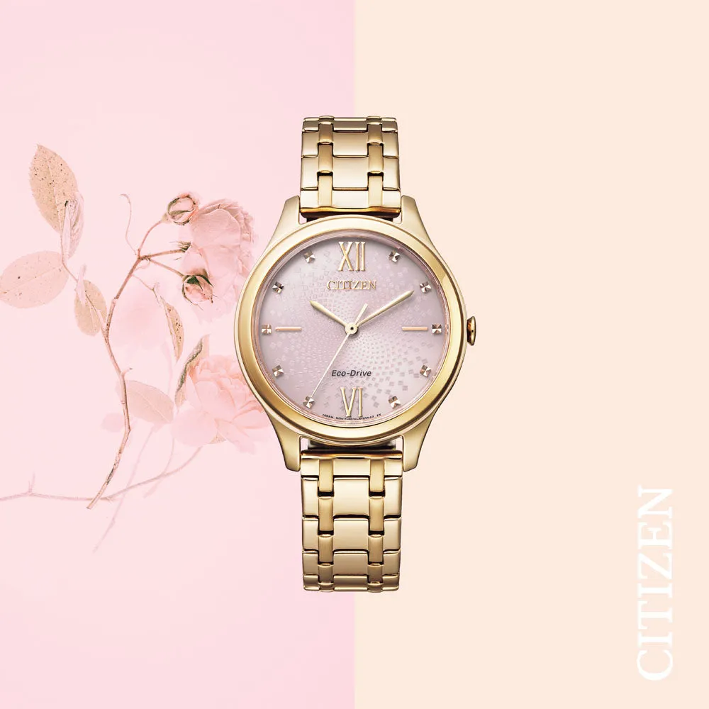 Citizen Eco-Drive Rose EM0503-75X Womens Watch