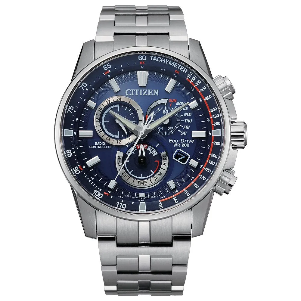 CITIZEN Eco-Drive Sport Luxury PCAT Mens Stainless Steel