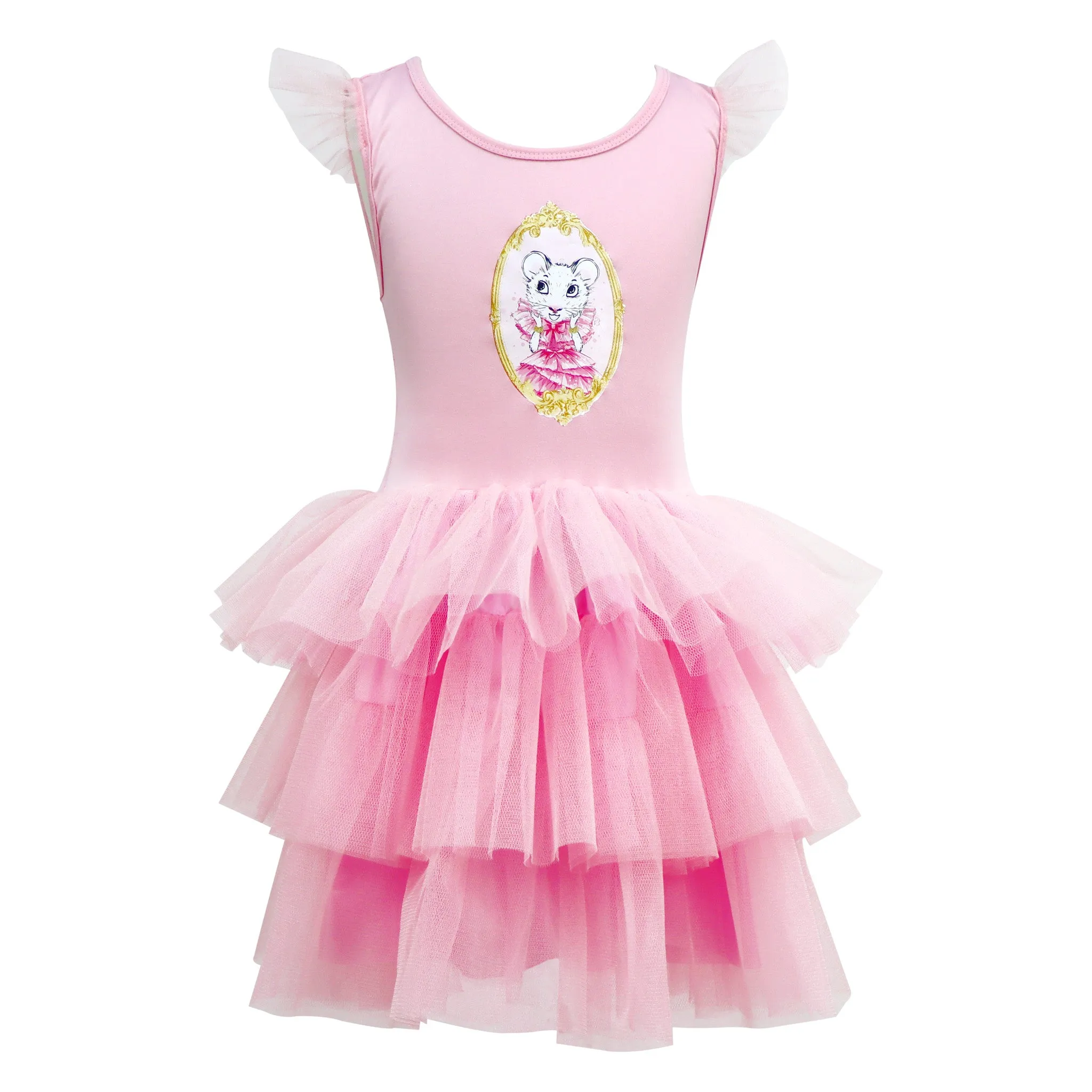 Claris: The Chicest Mouse In Paris™ Fashion Tulle Dress in Pink