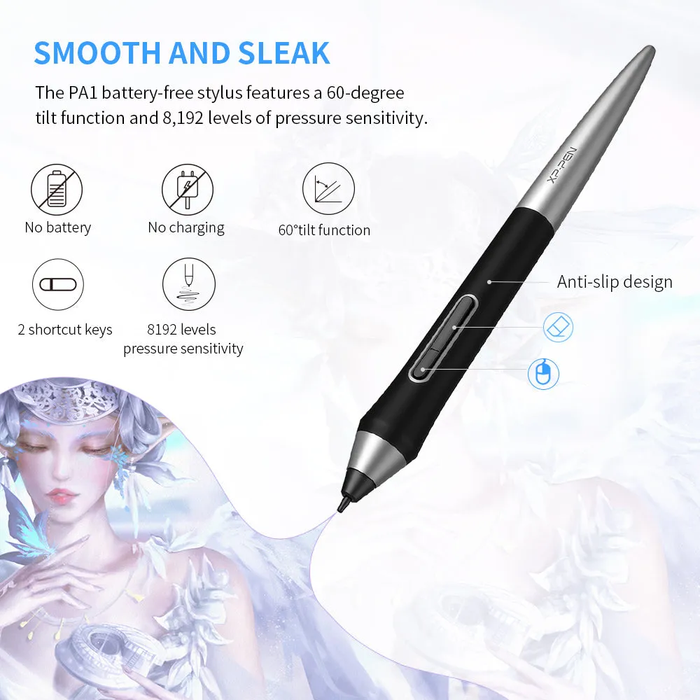 [CLEARANCE] XP-Pen Deco Pro Small Wireless 9in x 5in Ultrathin Connection Graphic Drawing Pen Tablet with Bluetooth, Double-Wheel Toggle, 8 Express Hotkeys and A41 Battery-Free 8192 Levels Pressure Sensitive Stylus for Digital Arts