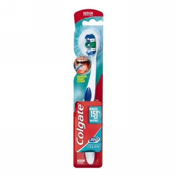 COLGATE 360 WHOLE MOUTH CLEAN MEDIUM TOOTH BRUSH