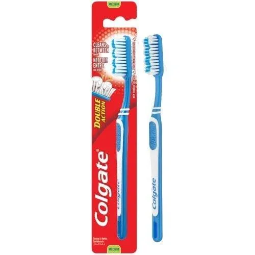 Colgate Double Action Medium Toothbrush - 1 unit