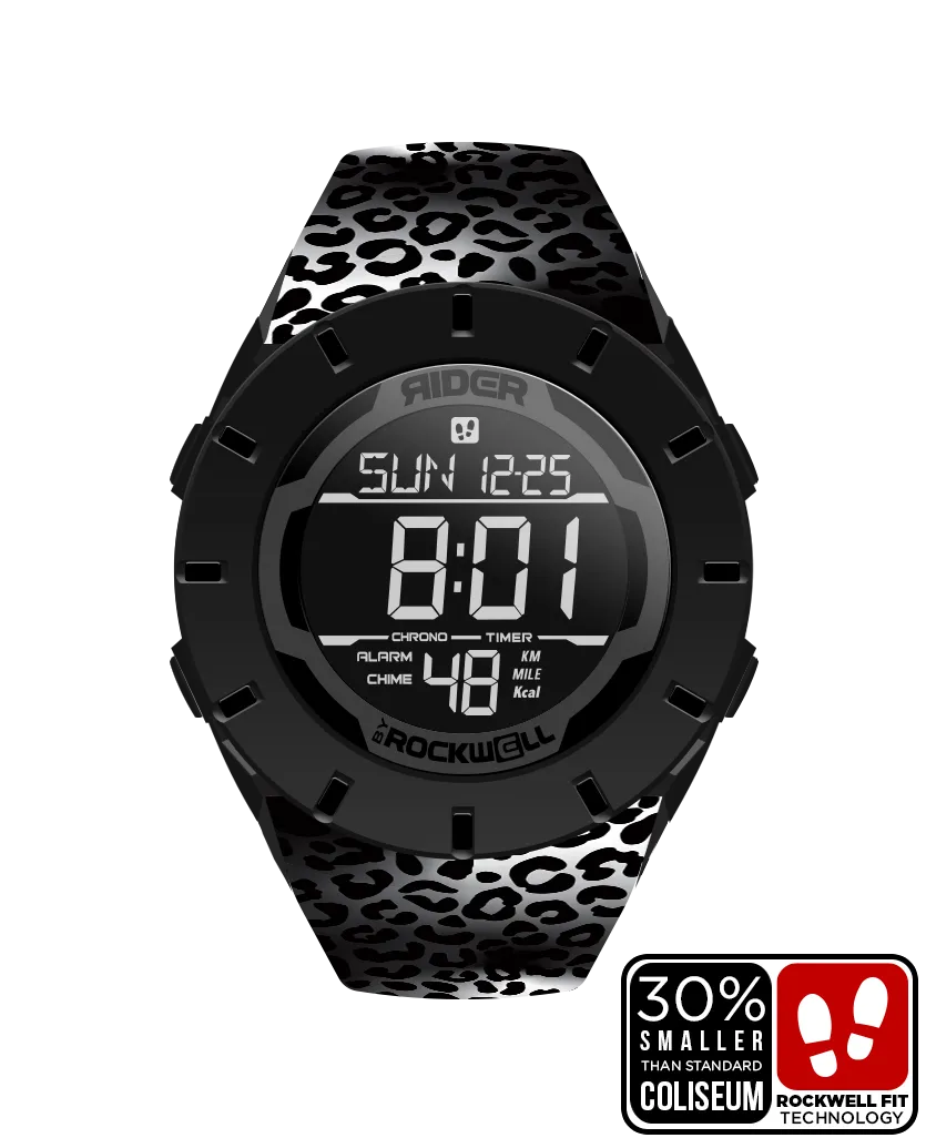 Coliseum Fit™ Forum - Cheetah Edition (Phantom Black) Watch