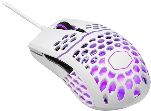 Cooler Master MM-711-WWOL2 Gaming Mouse, Glossy White