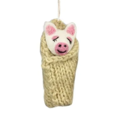 COZY CRITTERS ANIMAL ORNAMENTS