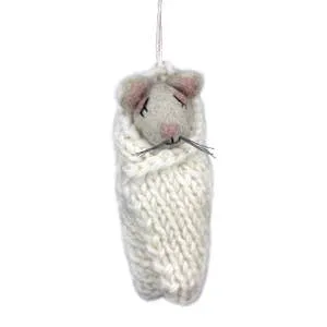 COZY CRITTERS ANIMAL ORNAMENTS