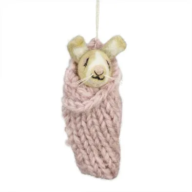 COZY CRITTERS ANIMAL ORNAMENTS