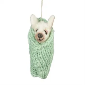 COZY CRITTERS ANIMAL ORNAMENTS