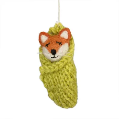 COZY CRITTERS ANIMAL ORNAMENTS