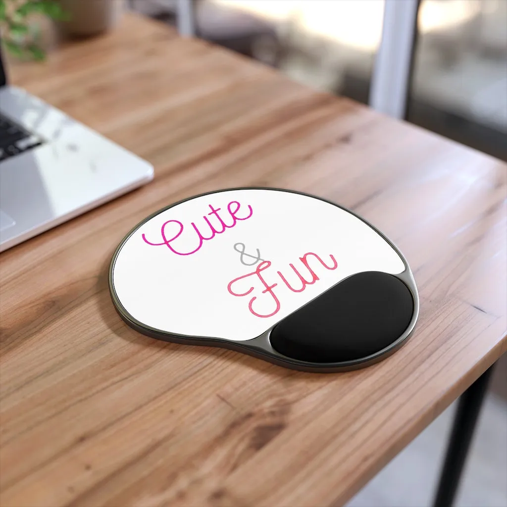 Cute and Fun Mouse Pad With Wrist Rest