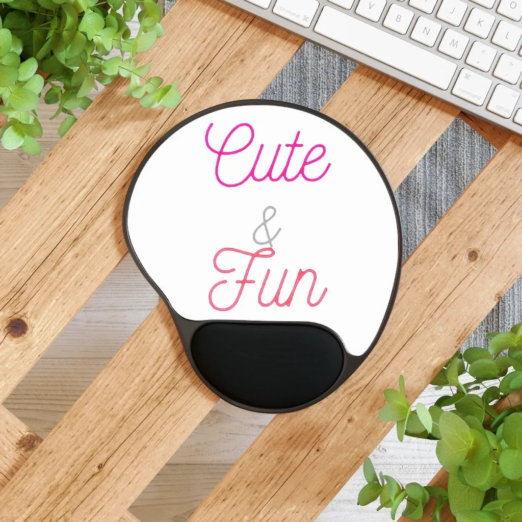 Cute and Fun Mouse Pad With Wrist Rest