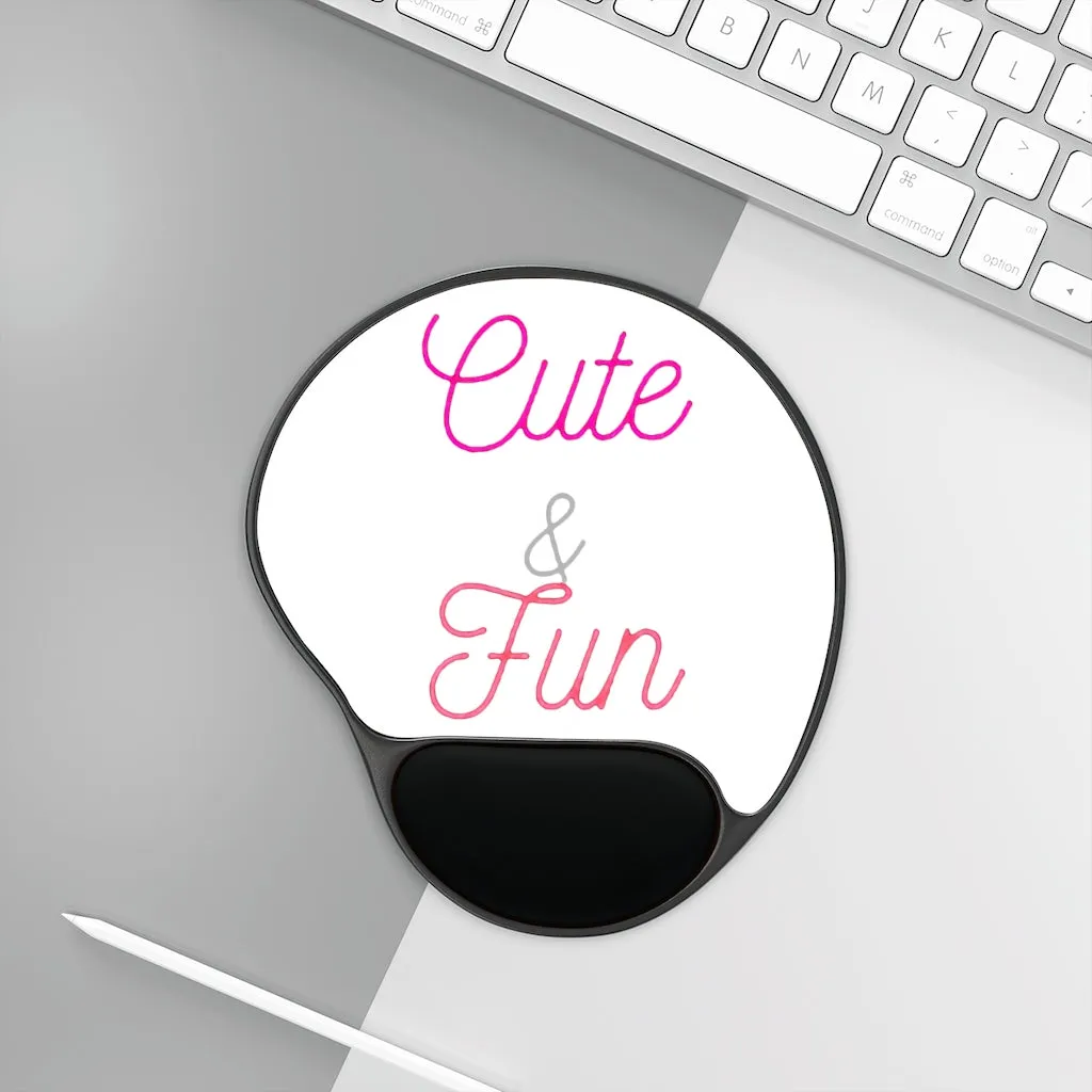 Cute and Fun Mouse Pad With Wrist Rest