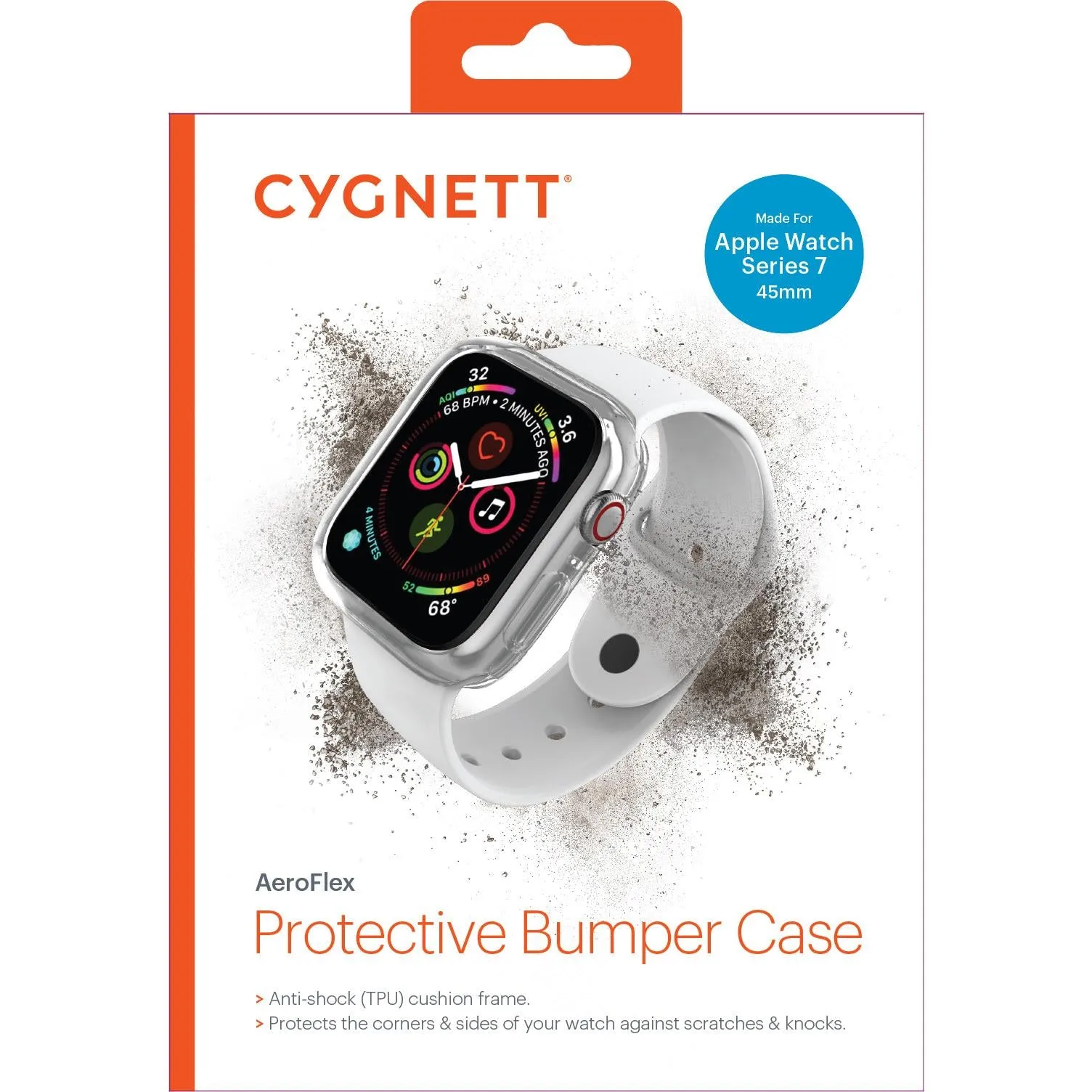 Cygnett AeroFlex Frame for Apple Watch Series 7/8/9 45mm