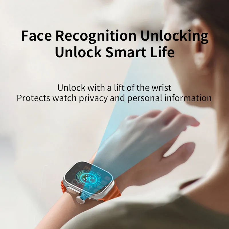 DaTeoy Android Hello Watch - SIM Card 4G Network, WiFi, Retractable camera,2.26" AMOLED Screen, Extensive App Compatibility