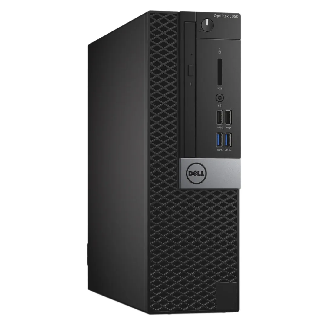 Dell OptiPlex 5050, SFF Desktop, Intel i7-6700, 3.4GHz, 16GB RAM, 512GB SSD, Windows 10 Pro - Grade A Refurbished