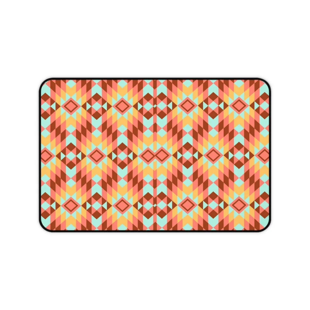 Desk Mat Boho Redwood Creek Southwestern Mat for Desk Large Mouse Pad Desk Accessories Large Desk Mat Pad, 3 Sizes