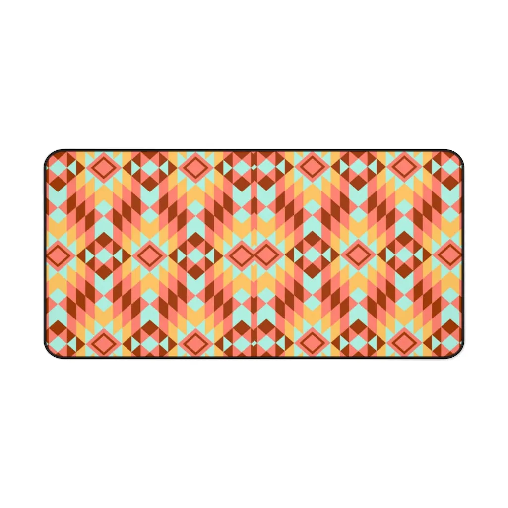 Desk Mat Boho Redwood Creek Southwestern Mat for Desk Large Mouse Pad Desk Accessories Large Desk Mat Pad, 3 Sizes