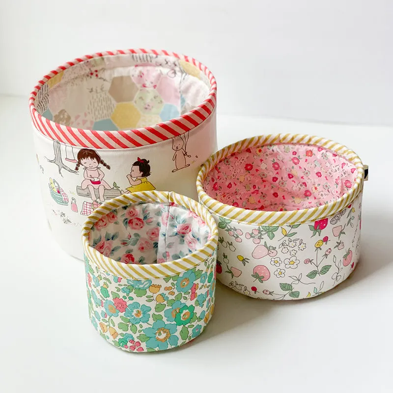 Digital Download - Fabric Basket Trio Pattern