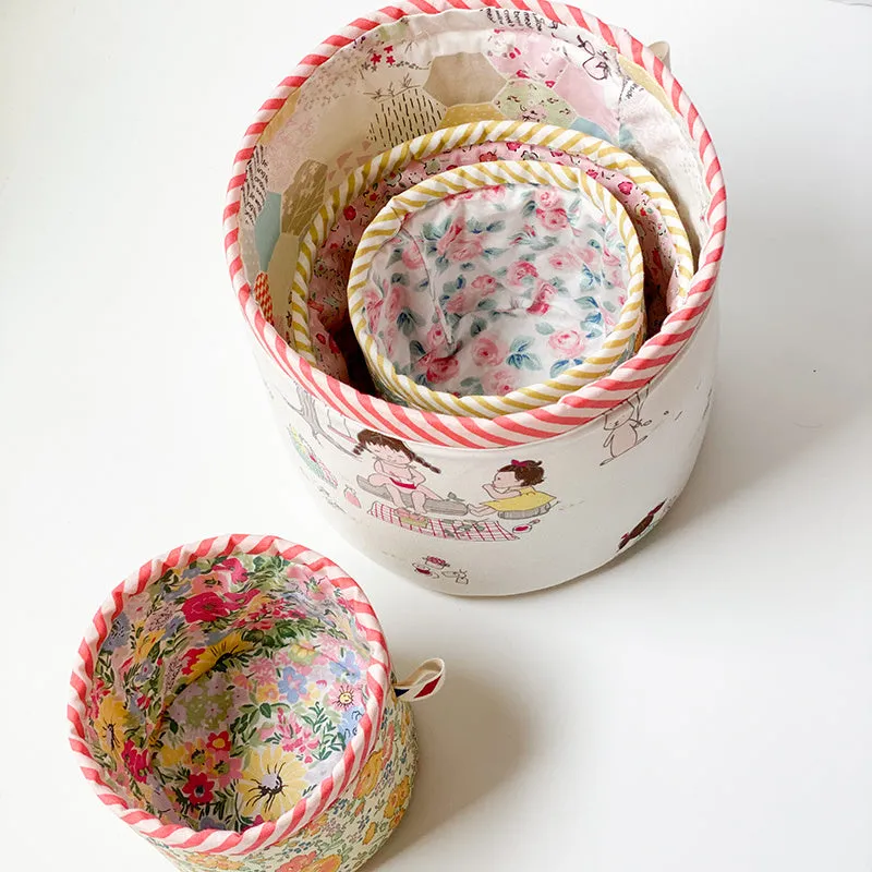 Digital Download - Fabric Basket Trio Pattern