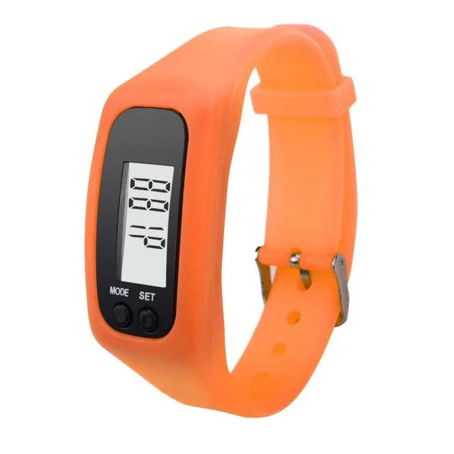 Digital LCD Pedometer sport watch For Women