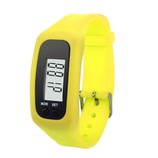 Digital LCD Pedometer sport watch For Women