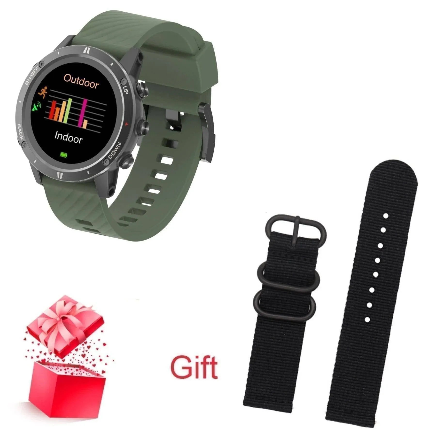 Digital Sports Smart Watch with GPS Compass Altimeter Barometer Pedometer