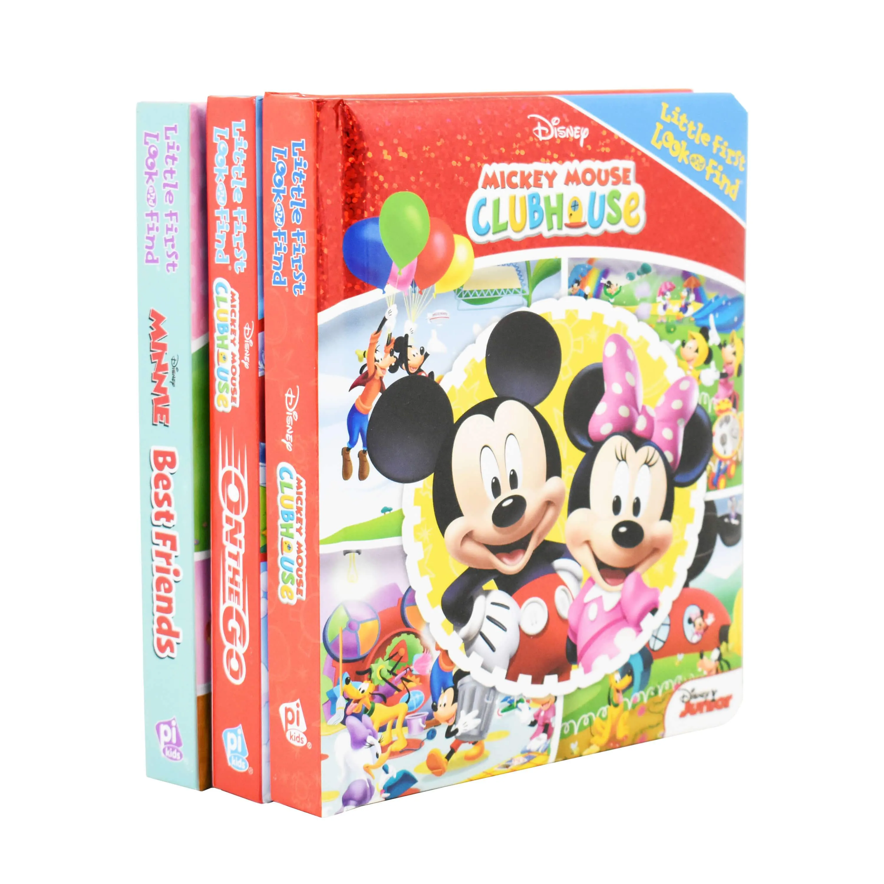 Disney Look and Find (Disney Mickey Mouse Clubhouse, On the Go, Best Friends) - Ages 0-5 - Board book