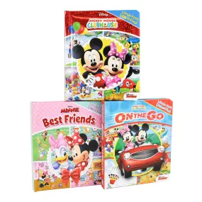 Disney Look and Find (Disney Mickey Mouse Clubhouse, On the Go, Best Friends) - Ages 0-5 - Board book