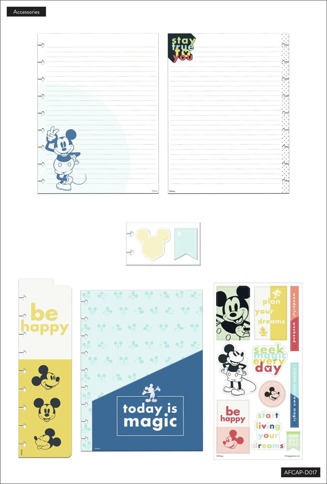 Disney© Mickey Mouse Colorblock Accessory Pack