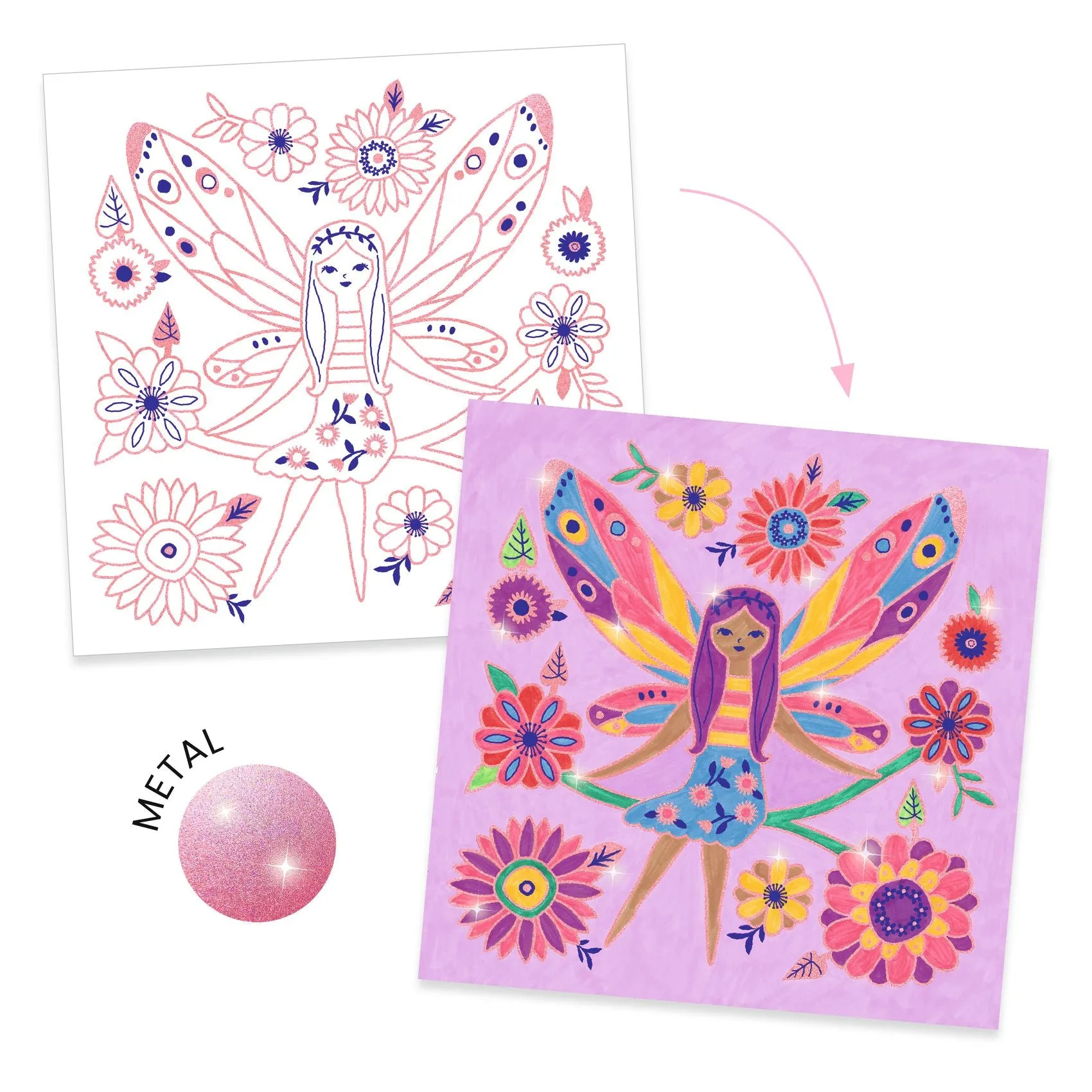 Djeco Colouring Surprises – Little Wings