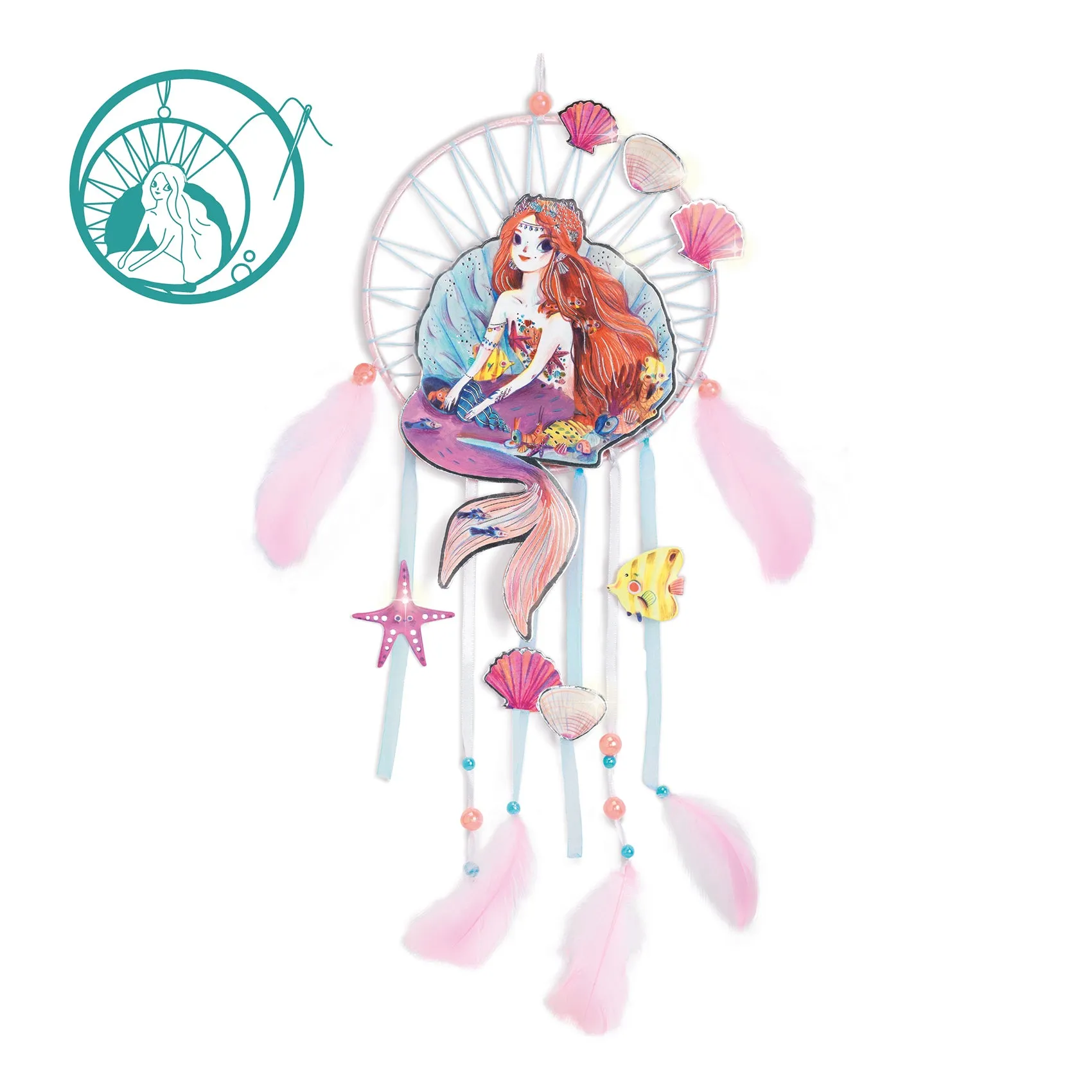 Djeco Do It Yourself Dreamcatcher – Gentle Mermaid