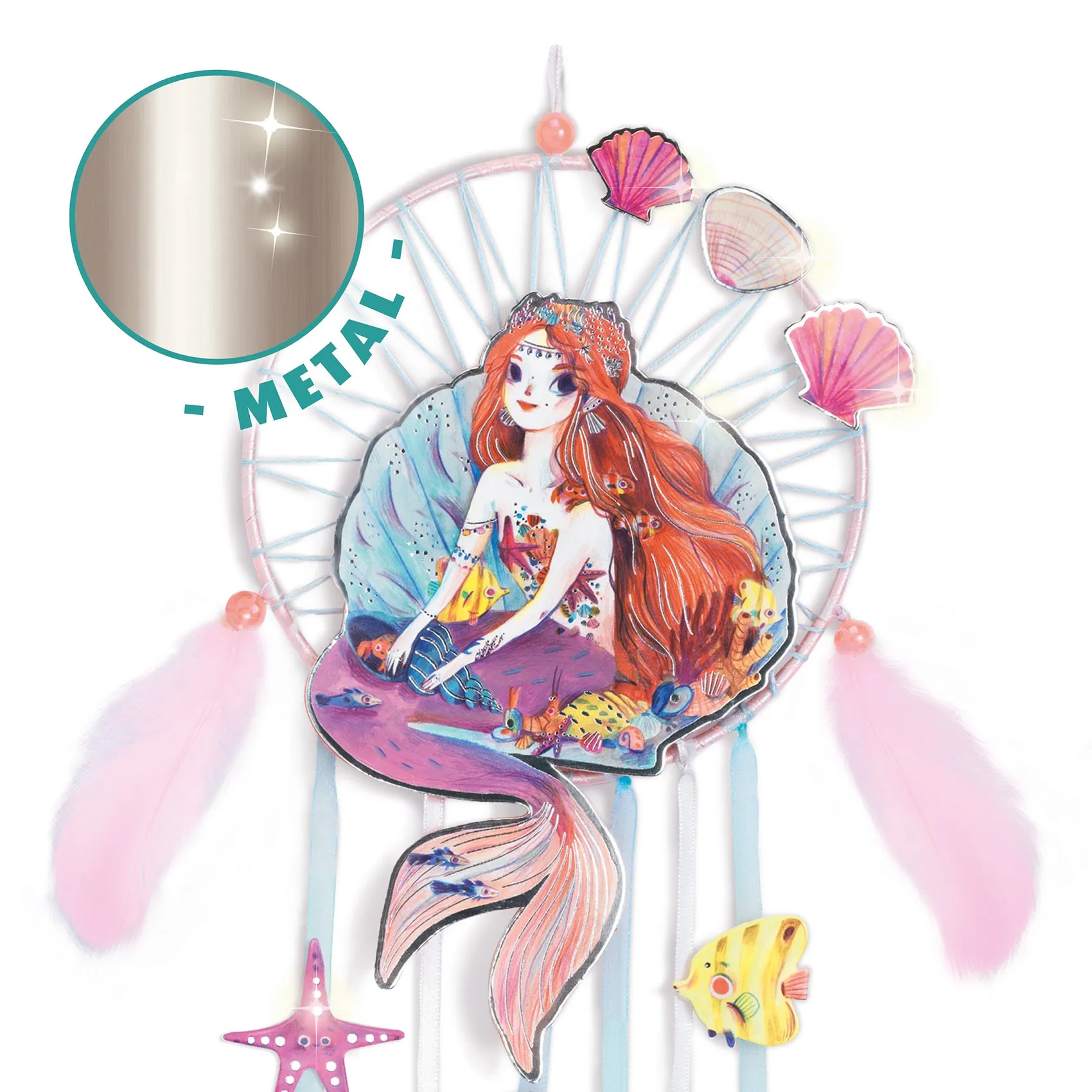 Djeco Do It Yourself Dreamcatcher – Gentle Mermaid