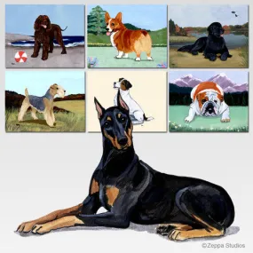 Doberman Pinscher Scenic Mouse Pad