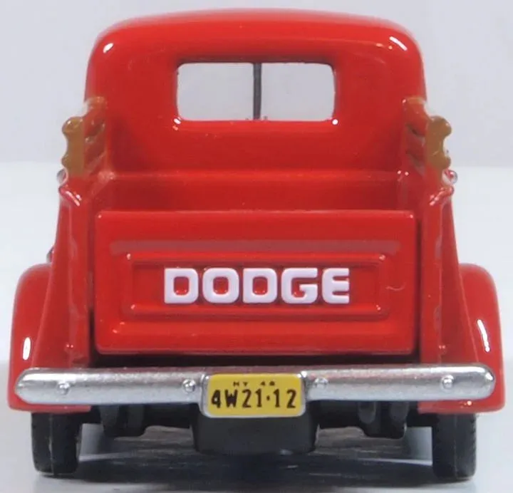 Dodge B-1B Pickup 1948 (Red) 1:87 Scale Diecast Model