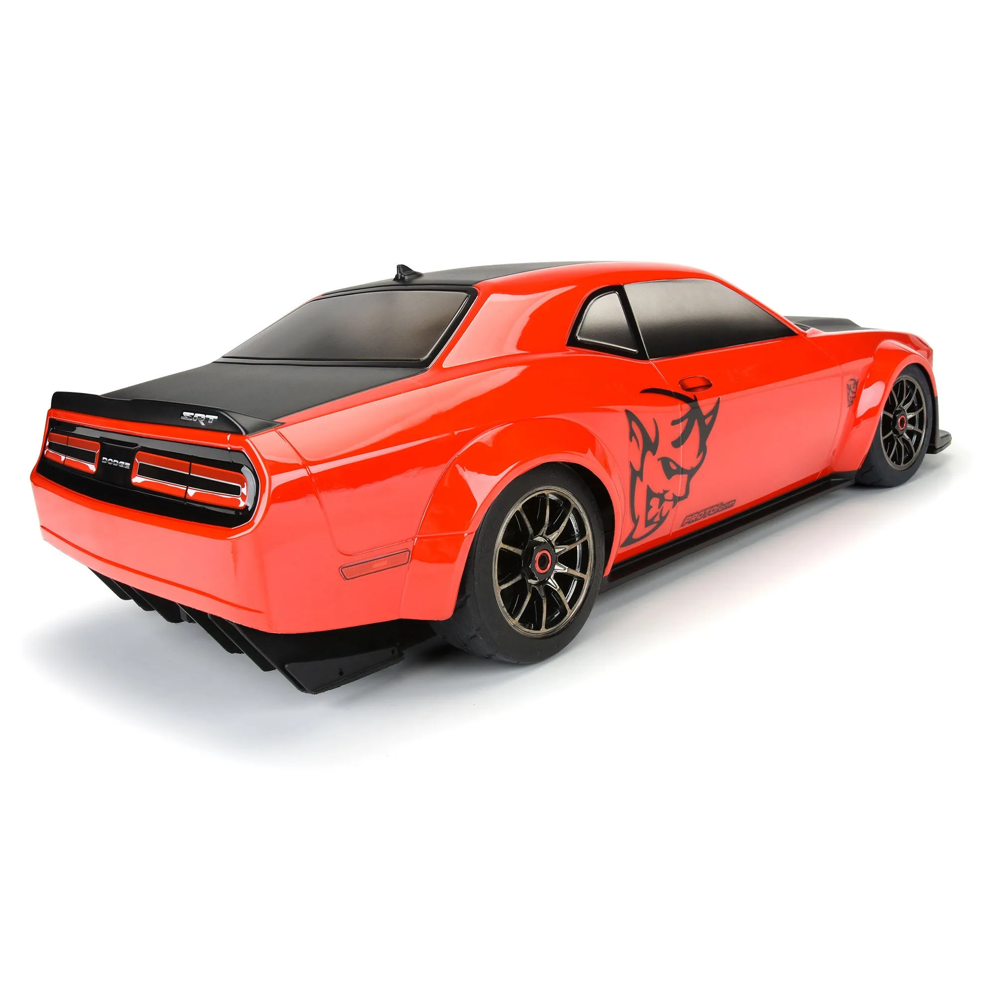 Dodge Challenger SRT Demon Clear Body for ARRMA Infraction