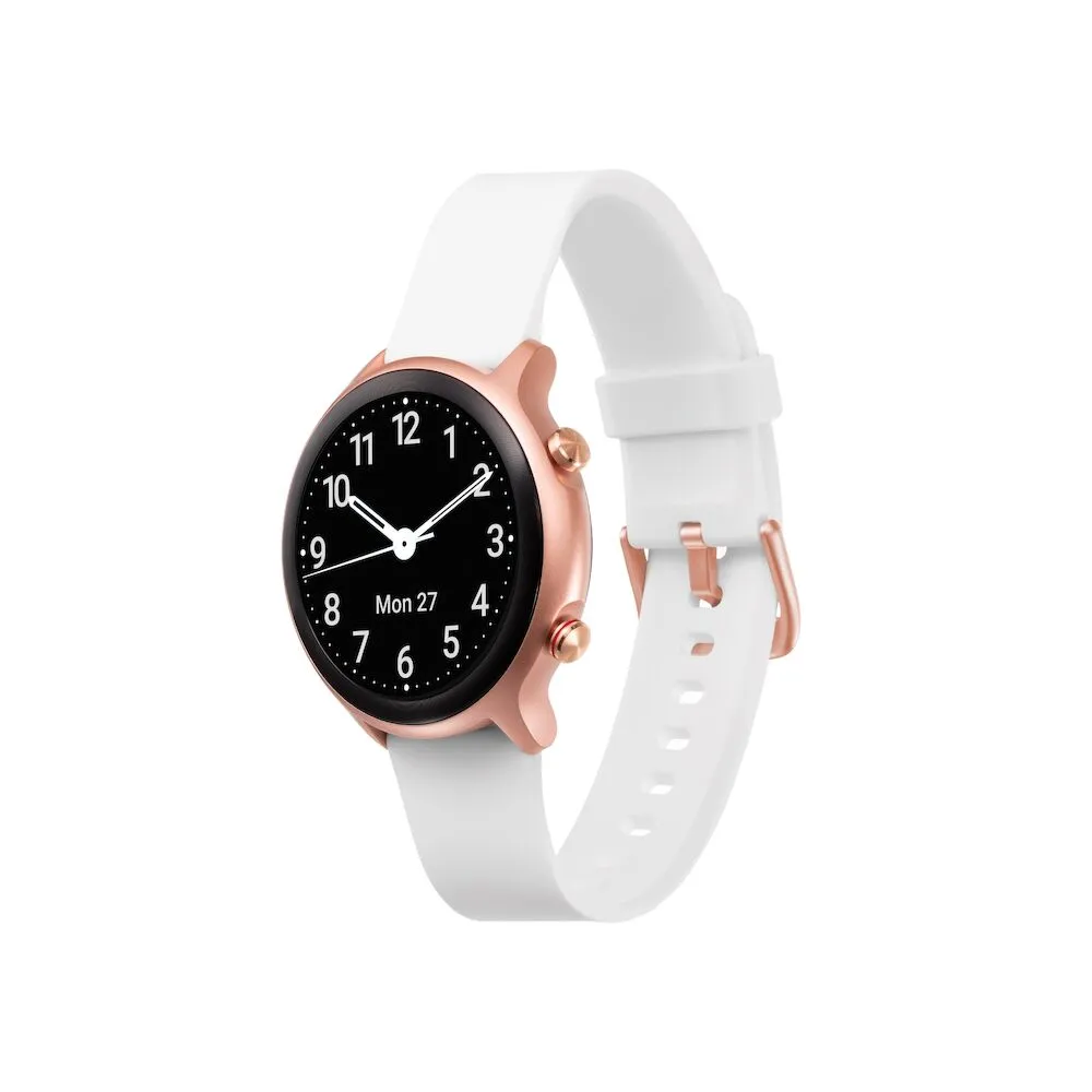 Doro 1.28" Bluetooth Smart Watch - Pink & White | 8370