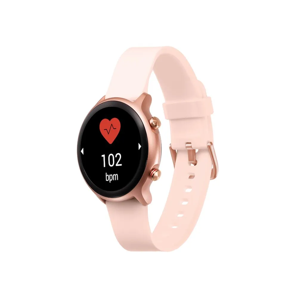 Doro 1.28" Bluetooth Smart Watch - Pink & White | 8370