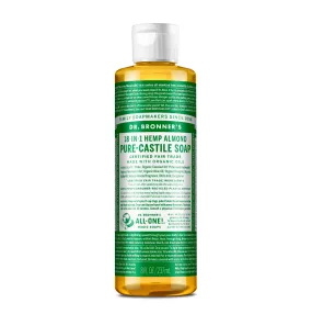 Dr Bronners - 18 in 1 Pure Castile Liquid Soap - Almond (237ml)