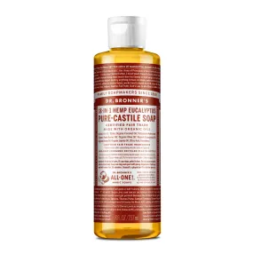 Dr Bronners - 18 in 1 Pure Castile  Liquid Soap - Eucalyptus (237ml)