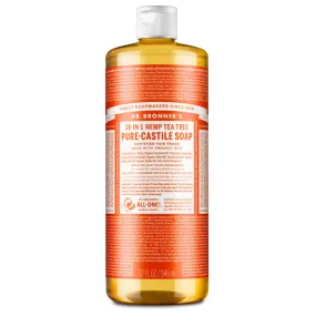 Dr Bronners - 18 in 1 Pure Castile Liquid Soap - Tea Tree (946ml)