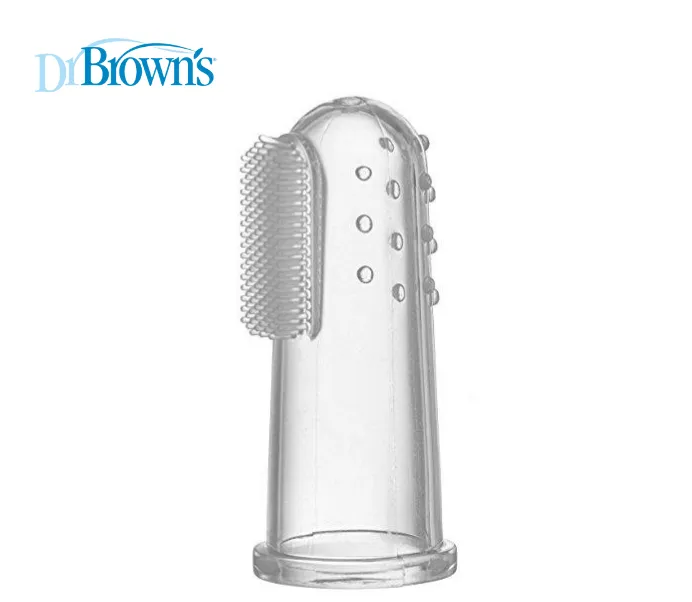 Dr. Brown's Silicone Finger Toothbrush with case