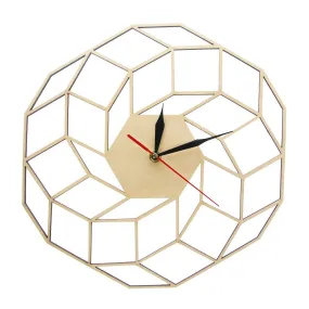 Dreamcatcher Wooden Wall Clock Home Kitchen Decor Wall Art Modern High Quality Handmade Geometric Silent Movement Clock Watch