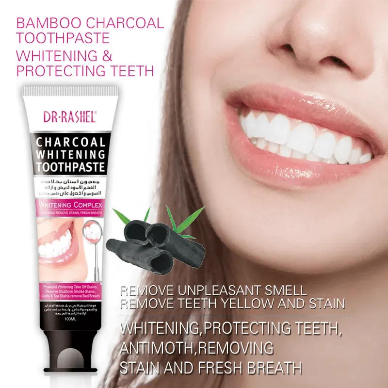 Dr.Rashel Charcoal Whitening Toothpaste - 100ml