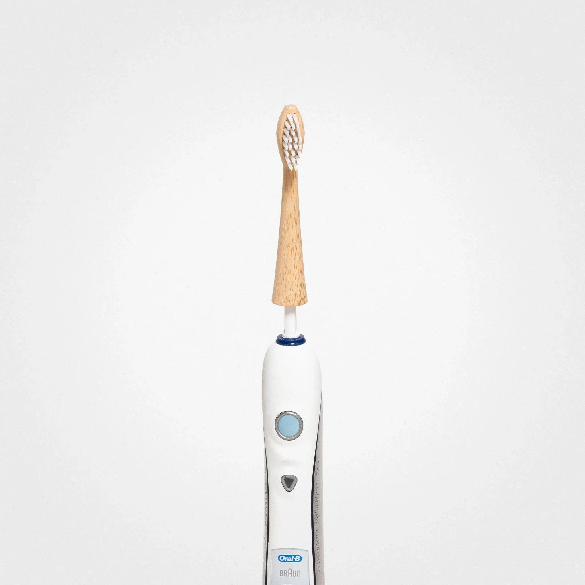 Electric Toothbrush Heads, 4-pack | Made of Bamboo, White, Oral-B