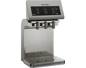 Elkay DSFB1UVK | Fontemagna Bridge Countertop Water Dispenser | Filtered, Stainless Steel (To be used along a DSFBF180K)