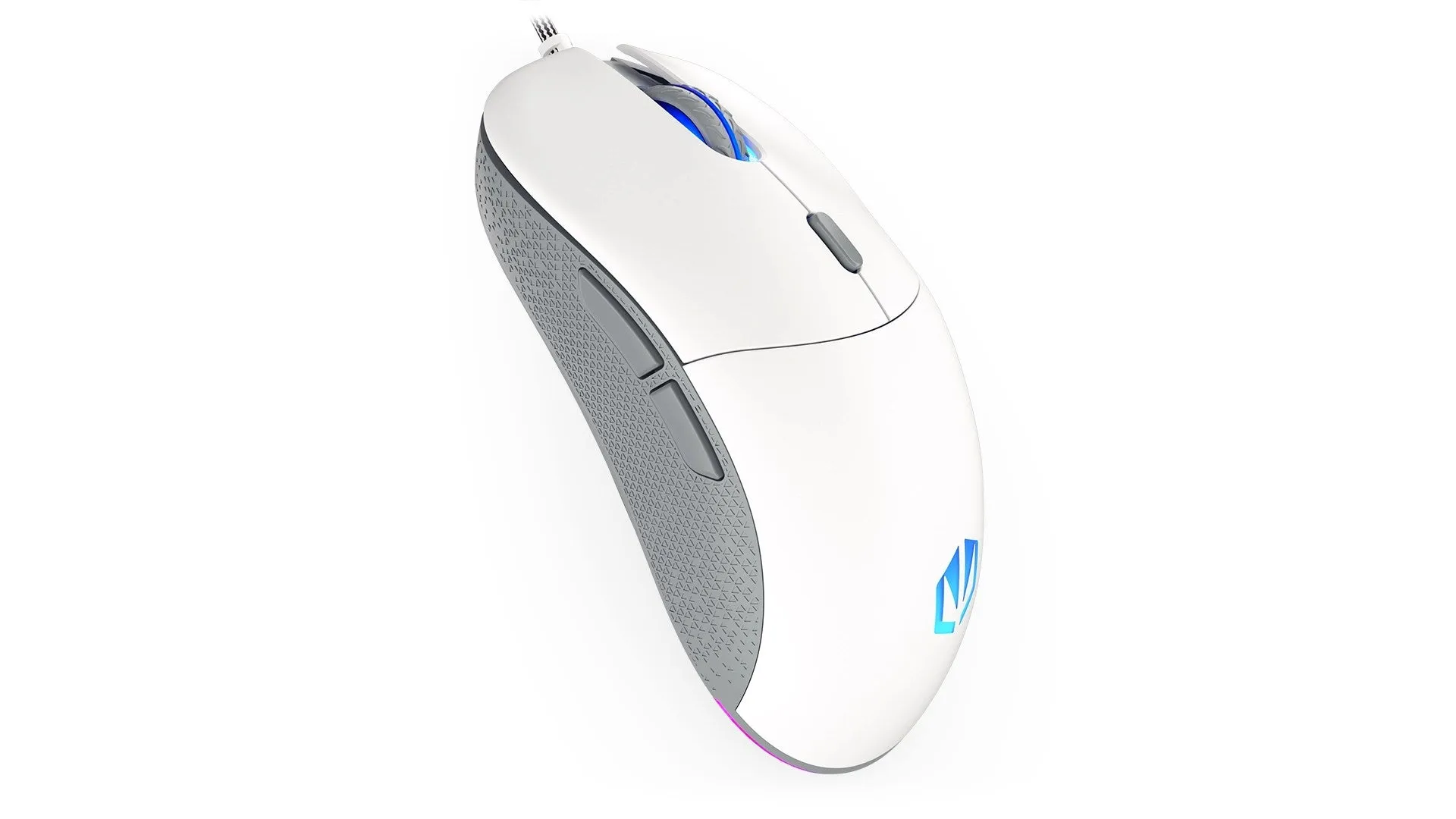 Endorfy Gem Plus Onyx White Mouse Right-Hand Usb Type-C Optical 19000 Dpi