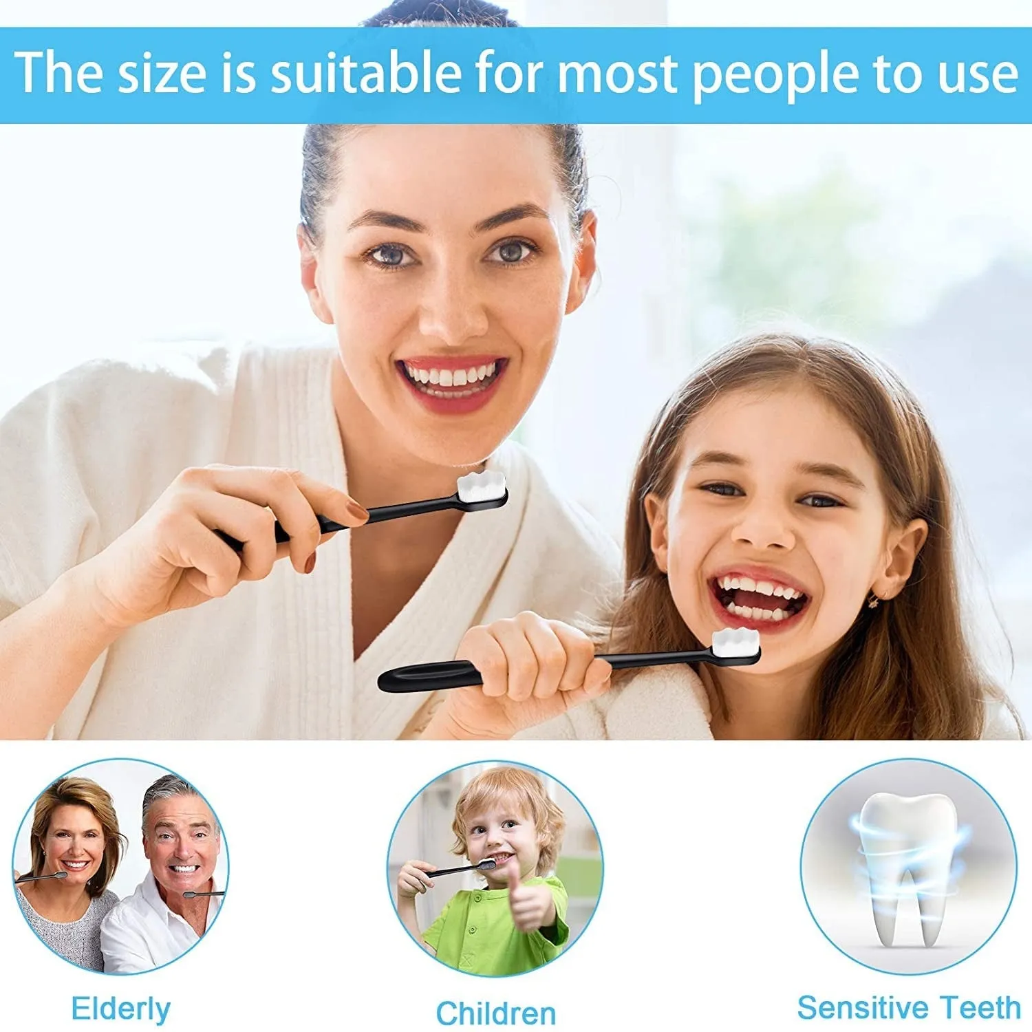 Extra Soft Micro Nano Manual Toothbrush